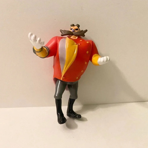 Sonic  the Hedgehog Dr Eggman PVC Mini Figure 2.5 Inch Tall Toy - Picture 1 of 9
